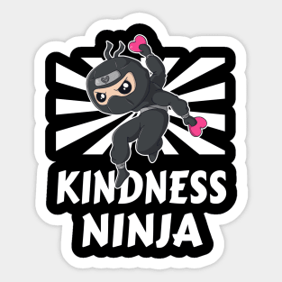 Kindness Ninja Anti Bullying Funny Kids Sticker